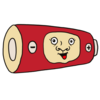 乾電池 のかわいいイラスト