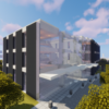低層オフィスビルを建てる【Minecraft】