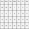 swift で UICollectionView を使って曜日を表示したカレンダーを作成する