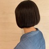 秋におすすめヘアチェンジ！首元スッキリ！ナチュラルボブ