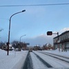 草津温泉に到着しましたが雪でした。