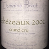 Echezeaux Grand Cru Domaine Bizot 2002