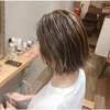 春ヘアもやっぱり、ファイバープレックスパウダーブリーチでデザインカラー！