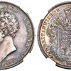 イギリス1826年クラウン銀貨ジョージ4世NGC PR62