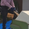 ライ麦の脱穀