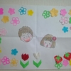 壁面飾り、制作中
