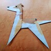 あるモノで楽しむ。大人が楽しむ折り紙。折り紙でウィペット(中型犬)を作ってみたよ。