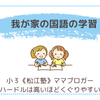 我が家の国語の学習〈小３双子〉