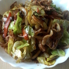 ソース味の焼きうどんを食らう　より。