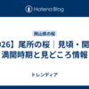 【2026】尾所の桜｜見頃・開花・満開時期と見どころ情報
