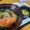 【滋賀県】醒ケ井『かなやkitchen』に行ってきました。　びわます丼　梅花藻