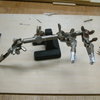 ジオラマ　街灯製作中３