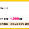 【ハピタス】SBI証券 新規口座開設+入金で4,000pt（3,600ANAマイル）！