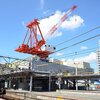 JR尼崎駅改良工事中／381系「こうのとり」