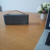 アルミ＋レザーの質感がGood！　BluetoothスピーカーLuxa2 GROOVY