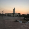  朝焼けに映えるモスク