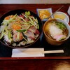【和食彩館 みささ】ランチは1000円で丼に蕎麦もついて内容バッチリ！お腹いっぱいになるよ(安佐南区大町東)