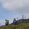 小暑の加持の森遊山　頂の道