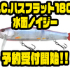 【一誠】浮力チューンされたビッグベイト「G.C.ハスフラット180F 水面ノイジー」通販予約受付開始！