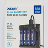 XTAR 1.5V 単三リチウムイオン充電池 (4150mWh) ＋ 充電器 セット