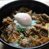 今日の食べ物　すた丼屋の牛旨カルビ丼