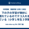 下の子の学習が微妙に遅れているのでテコ入れをしている（小学１年生３学期）