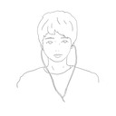 硯に向かいて