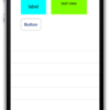 Xcode で、ラベル、テキストビュー、ボタンの書式をいろいろといじる