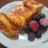 北海道チーズ蒸しケーキでフレンチトースト