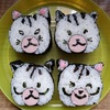 デコ巻きずし　ホワイトタイガー　How to make  white tiger of decoration rolled sushi.