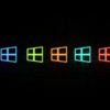Windows neon icons