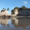 高戸小浜風景、ウミウと「穴」