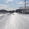 鶴居の雪道を歩く