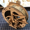 【UGEARS】SKY Watcher. Tourbillon Table Clockを作る（その２）