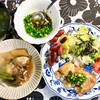 ネギ塩レモンだれ鶏唐揚げ　出汁が染みたブリ大根