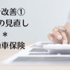 家計改善①保険の見直し【自動車保険】