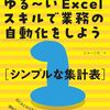 Excel活用で集計表など実務ツールが作れるテキスト本