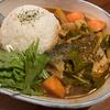 ぬか床炊きでサバカレー
