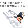 投資で大損するのが怖い？リターンとリスクから最大損失をイメージするシンプルな方法