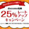 【こちらではない】JALマイル⇒dポイント　25％レートアップキャンペーン