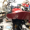 SV650のシートカウルの修理の続き（4）終了