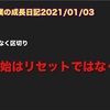 ノロマな僕の成長日記2021/01/03