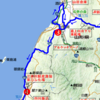 瀬波温泉 椿の宿・吉田やに宿泊。浴槽は濾過を使用しない循環式、最後にレオネジラ菌予防の条例により消毒が義務付けされていると記載あり。