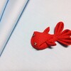 つまみ細工ー金魚