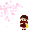 桜の遊歩道