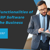  Key Functionalities of the ERP Software for the Business 