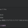 【UpDate】【25H2】Windows11 25H2をインストールしてみた