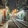夜は電車ストリートを観に行って、朝はハロン湾行きのバスに乗る…