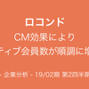 【決算解説】CM効果によりアクティブ会員数が順調に増加！「ロコンド」