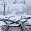 雪の芦別駅に停車する、タラコ色のキハ40を撮る！
